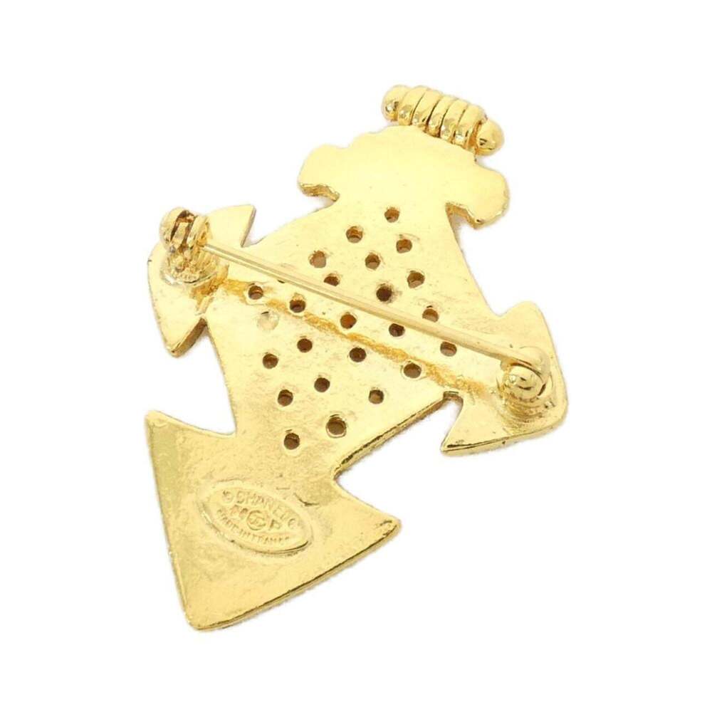 CHANEL Authentic Gold Brooch - Picture 2 of 6